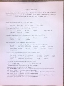 Partitions of Poland Instructions