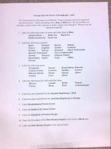 Peace of Westphalia instructions