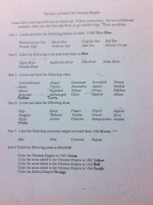 The Ottoman Empire expands inst