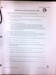 Unification of Germany instructions